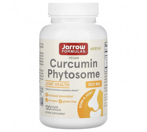 Фітосоми куркумина Jarrow Formulas Curcumin Phytosome 500 мг 120 капс