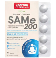 Аденозилметіонін Jarrow Formulas Sam-e (S-Adenosyl-L-Methionine) 200 мг 20 табл