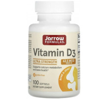 Витамин Д3 (хокальциферол) Jarrow Formulas Vitamin D3 2500 МЕ 100 гл капс