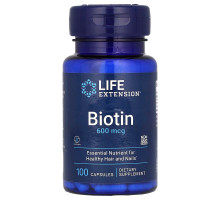 Біотин Life Extension Biotin 600 мкг 100 капс
