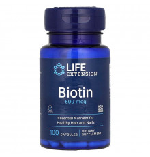 Біотин Life Extension Biotin 600 мкг 100 капс