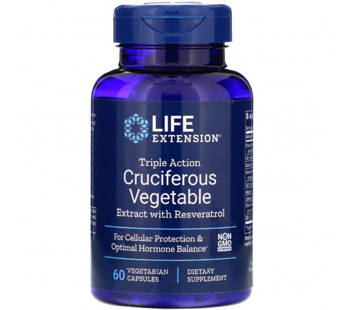 Екстракт хрестоцвітних овочів Life Extension Cruciferous Vegetable 60 капс