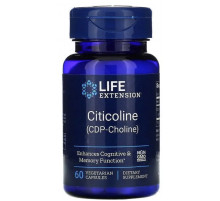 Когніцин цитиколін CDP-холін Life Extension Cognizin CDP-Choline 250 мг 60 капс
