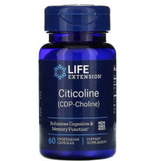 Когніцин цитиколін CDP-холін Life Extension Cognizin CDP-Choline 250 мг 60 капс