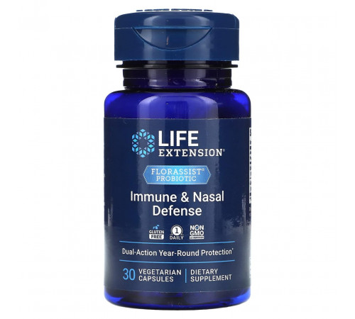 Пробіотик при сезонної алергії Life Extension Florassist Nasal 30 вег капс