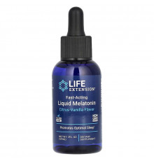 Мелатонін Life Extension Liquid Melatonin 59 мл цитрусово-ванільним