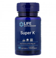 Вітамін К Life Extension Super Vitamin K 2600 мкг 90 гел капс