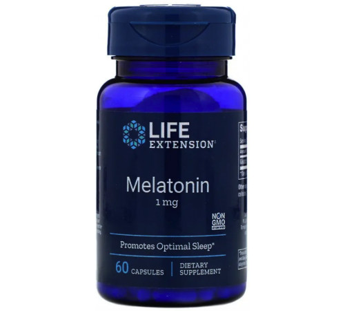 Мелатонин Life Extension Melatonin 1 мг 60 капс