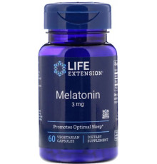 Мелатонін Life Extension Melatonin 3 мг 60 капс