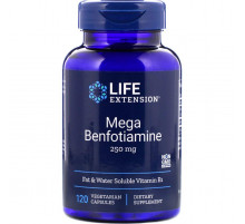 Бенфотіамін Мега Life Extension Benfotiamine 250 мг 120 капс