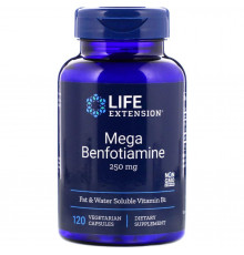 Бенфотіамін Мега Life Extension Benfotiamine 250 мг 120 капс