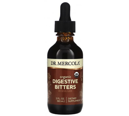Поддержка пищеварения Dr. Mercola Digestive Bitters with Natural Flavors 60 мл