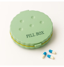 Органайзер для таблеток MEMOSAN Cookie Shaped Pill Box зелений