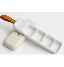 Таблетниця MEMOSANU Disk Shape Plastic Pill Box 3 Compartment