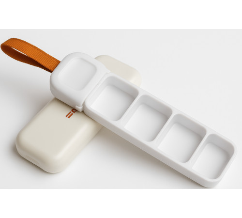 Таблетниця MEMOSANU Disk Shape Plastic Pill Box 3 Compartment