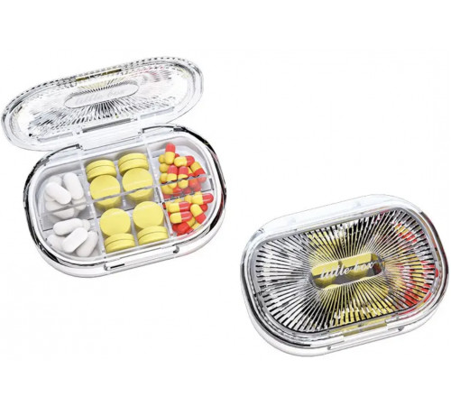 Органайзер для таблеток MEMOSAN Plastic Pill Organizer Waterproof Moisture-Proof 6 ячеек