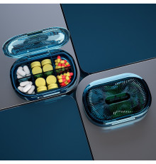 Таблетниця MEMOSAN Plastic Pill Organizer Waterproof Moisture-Proof 6 ячеек