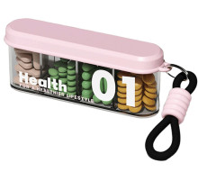 Органайзер для таблеток з ремінцем MEMOSAN Health 01 Portable Pill Organizer with Lanyard водонепроникний з 4 відділеннями