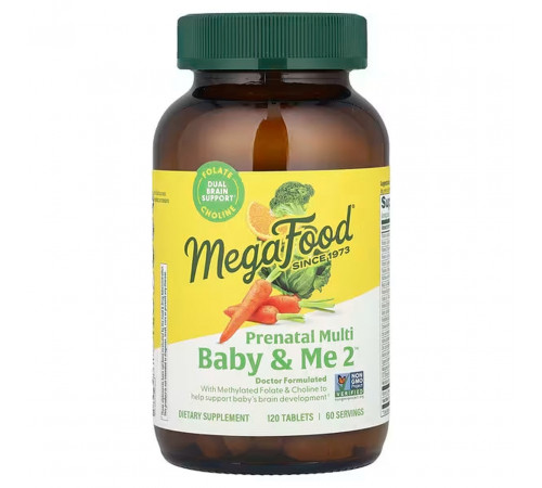 Вітаміни для вагітних MegaFood  Baby & Me 2 120 таб