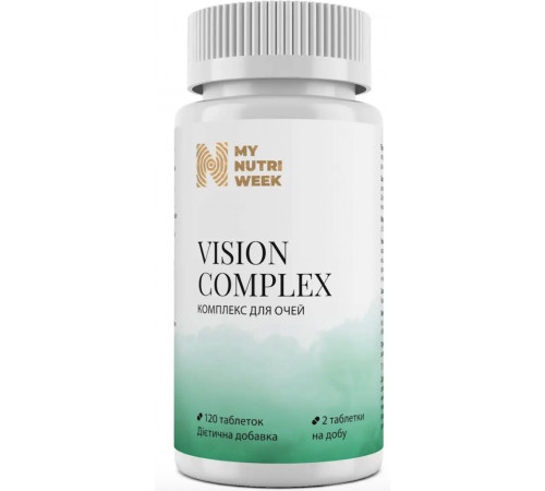 Комплекс для очей My Nutri Week Vision Complex 120 таб