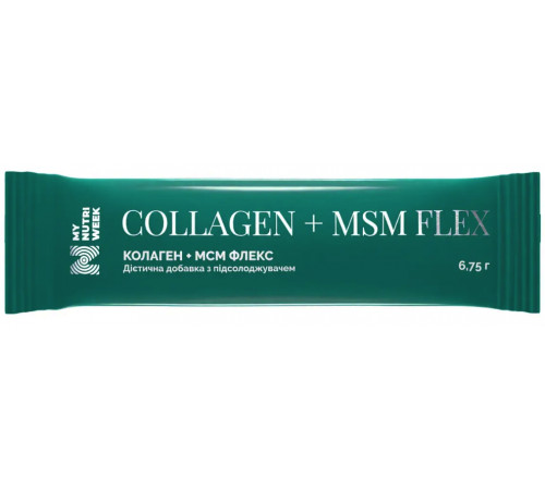 Колаген+МСМ Флекс My Nutri Week Collagen+MSM Flex 1 саше (6,75 г)