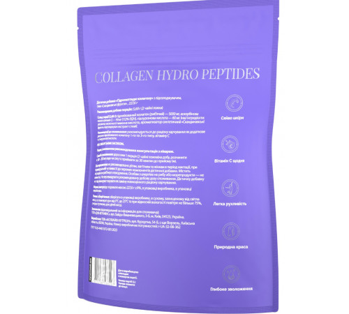 Гідропептиди колагену My Nutri Week Collagen HydroPeptides 227,6 г Скандинавські фрукти