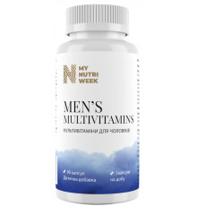 Мультивітаміни для чоловіків My Nutri Week Men's Multivitamins 90 капс