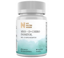 Міо + D-хіро інозитол My Nutri Week Myo + D-Chiro Inositol 60 капс
