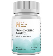 Міо + D-хіро інозитол My Nutri Week Myo + D-Chiro Inositol 60 капс