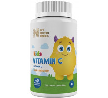 Вітамін С для дітей My Nutri Week Kids Vitamin C 60 желейних пастилок апельсин