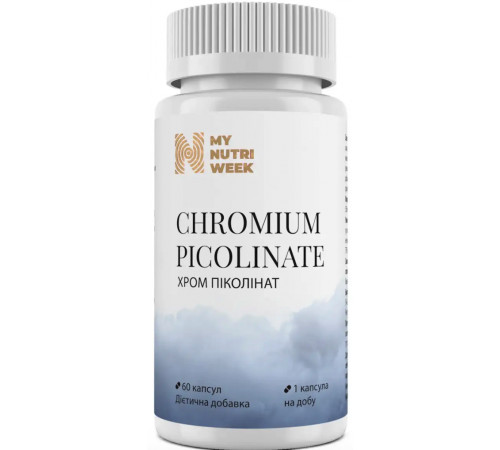 Хром піколінат My Nutri Week Chromium Picolinate 60 капс