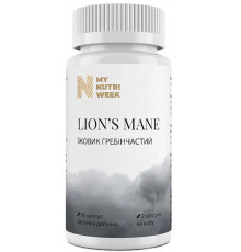 Їжовик гребінчастий My Nutri Week Lion's Mane 60 капс