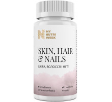 Шкіра волосся та нігті My Nutri Week Skin, Hair & Nails 60 таб