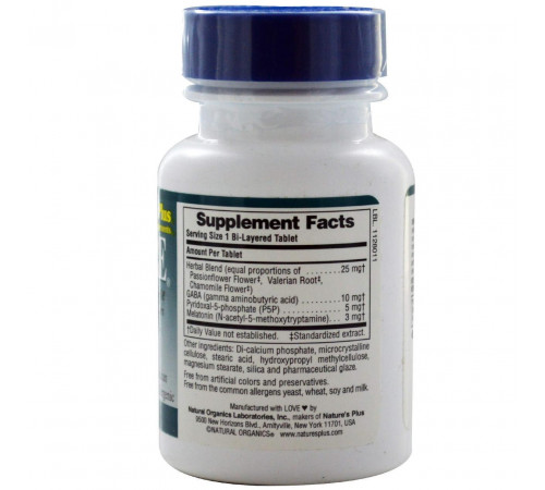 Формула для сну Nature's Plus Sleep Assure 60 таб