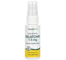 Мелатонін (спрей) Nature's Plus InstaNutrient Melatonin 59.14 мл м'ята