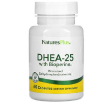 ДГЕА-25 з біоперіном Nature's Plus DHEA-25 With Bioperine 60 капс