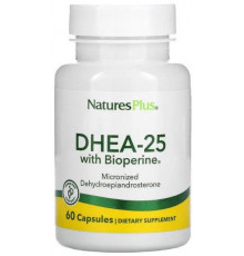 ДГЕА-25 з біоперіном Nature's Plus DHEA-25 With Bioperine 60 капс