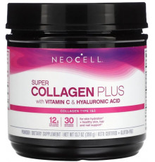 Колаген з вітаміном C та гіалуроновою кислотою NeoCell Super Collagen Plus 390 г