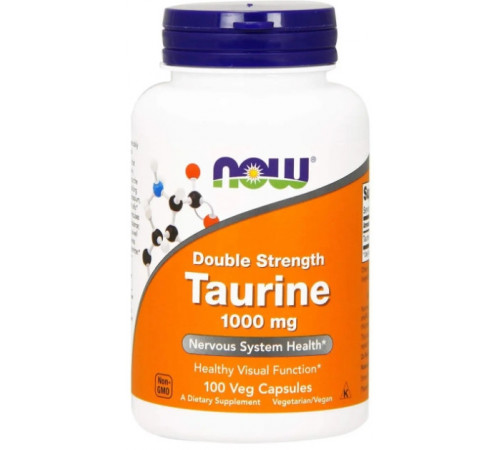 Таурин Now Foods Taurine 1000 мг 100 капс