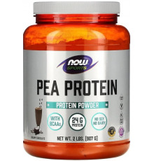 Гороховий протеїн Now Foods Sports Pea Protein вершковий шоколад 907г