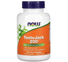 Репродуктивне здоровʼя чоловіків Now Foods TestoJack 200 120 вег капс