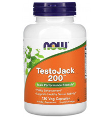 Репродуктивне здоровʼя чоловіків Now Foods TestoJack 200 120 вег капс