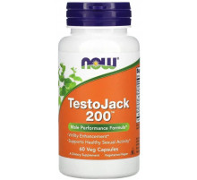 Репродуктивне здоровʼя чоловіків Now Foods TestoJack 200 60 вег капс