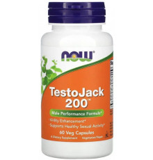 Репродуктивне здоровʼя чоловіків Now Foods TestoJack 200 60 вег капс