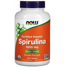 Спирулина NOW Foods Spirulina 1000 мг 240 таб
