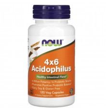 Пробіотики Now Foods 4x6 Acidophilus 120 рос капс