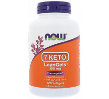 7 кето Дегидроэпиандростерон Now Foods 7-Keto LeanGels 100 мг 120 капсул