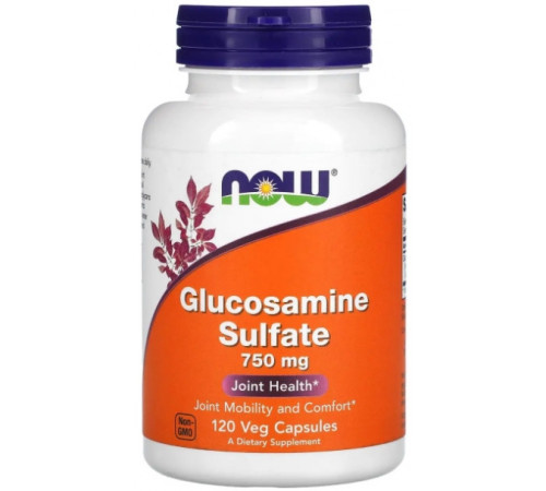 Глюкозамин сульфат Now Foods Glucosamine Sulfate 750 мг 120 капс