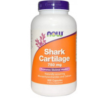 Акулячий хрящ Now Foods Shark Cartilage 750 мг 300 капс
