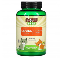 L-лізин для кішок Now Foods Pets L-Lysine for Cats 226,8 г